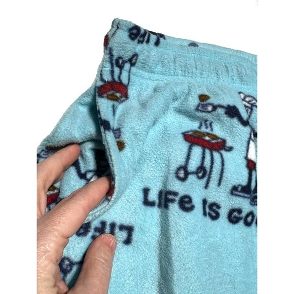 Life Is Good Mens Fleece Pajama Pants Blue Size Medium - Picture 5 of 7